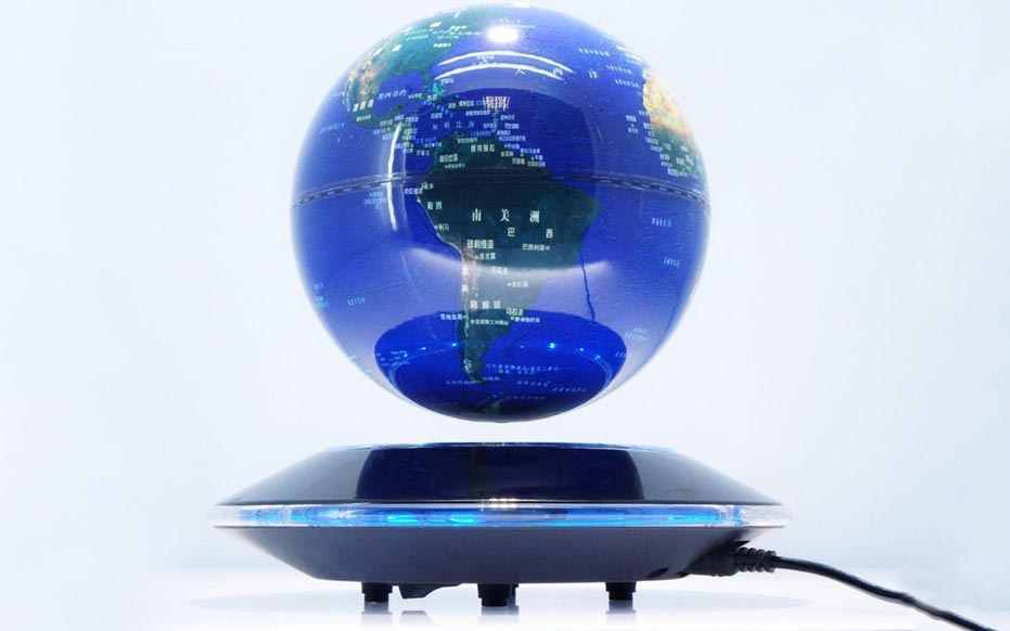 磁悬浮展示架托广告台...